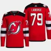 men devils samuel laberge authentic pro home primegreen red jersey