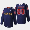 men ducks custom special 2024 angels night navy jersey