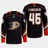 men ducks ilya lyubushkin authentic pro home primegreen black jersey