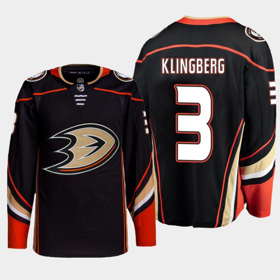 men ducks john klingberg home primegreen authentic black jersey