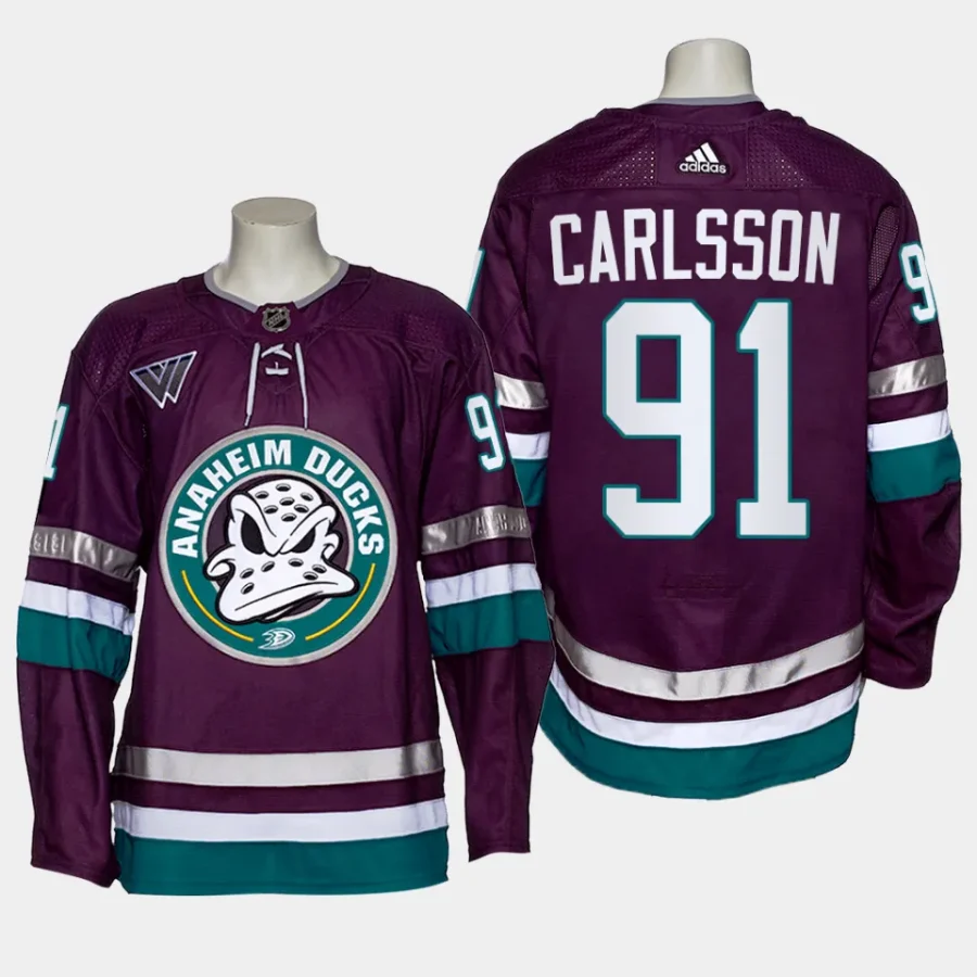 men ducks leo carlsson 30th season alternate primegreen navy jersey