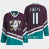 men ducks trevor zegras 1993 hockey team classics black jersey