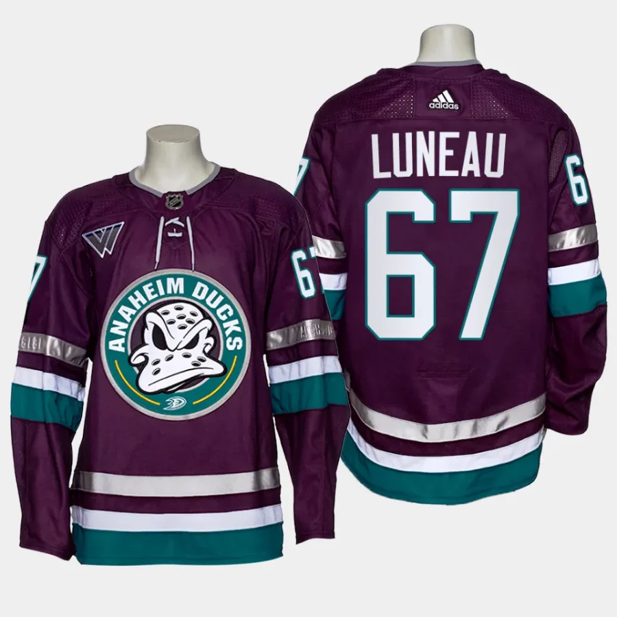 men ducks tristan luneau 30th season alternate primegreen navy jersey