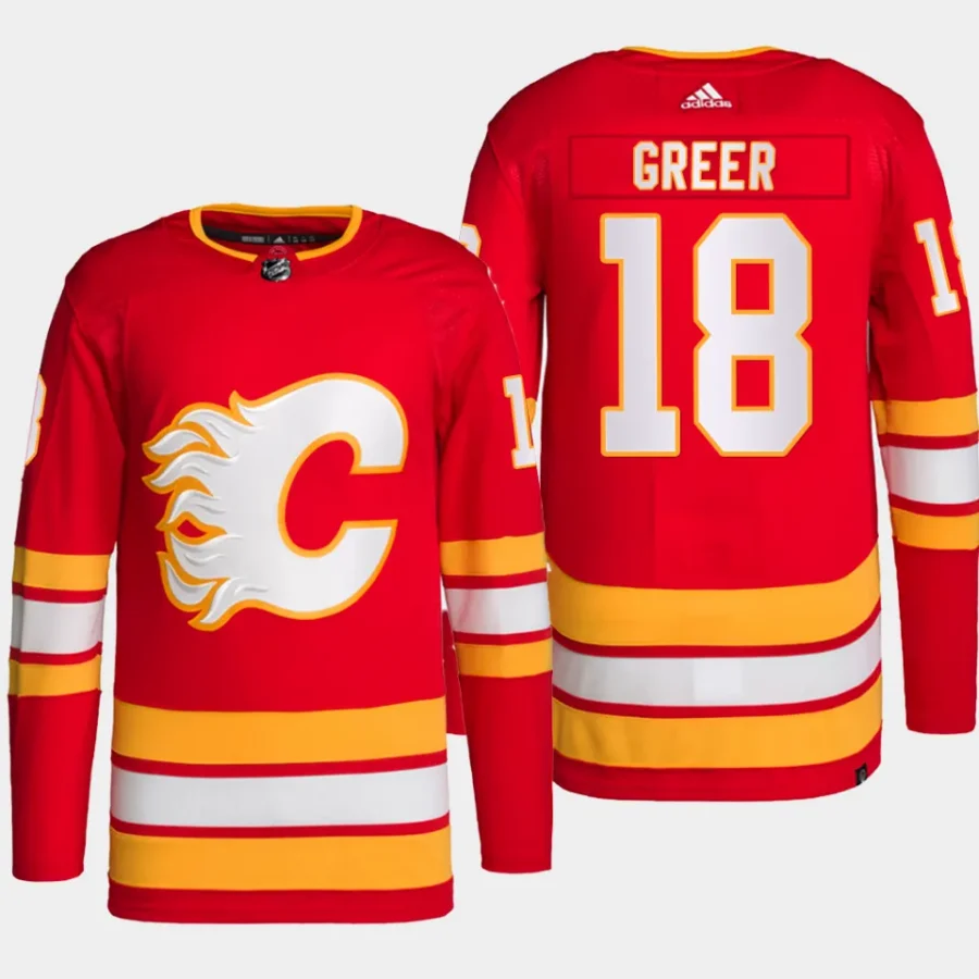 men flames a.j. greer primegreen home authentic pro red jersey