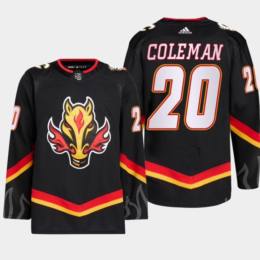 men flames blake coleman 2022 23 primegreen blasty alternate black jersey