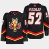 men flames mackenzie weegar 2022 23 primegreen blasty alternate black jersey