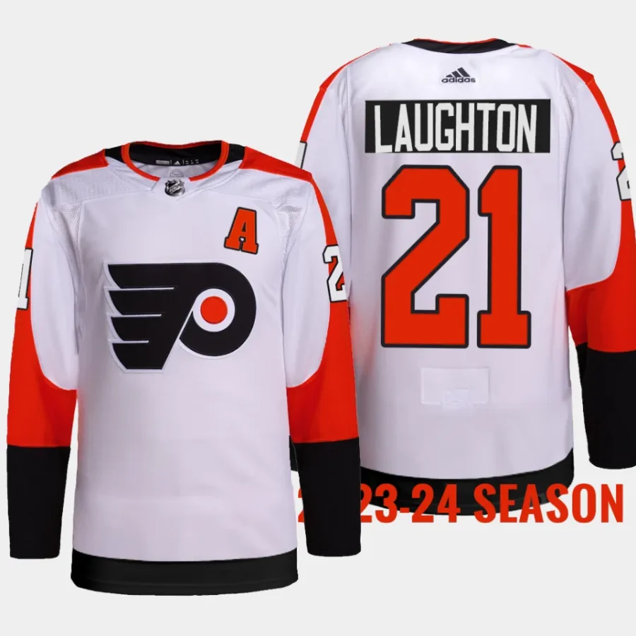 men flyers scott laughton 2023 24 primegreen away authentic pro white jersey