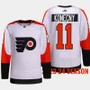 men flyers travis konecny 2023 24 primegreen away authentic pro white jersey