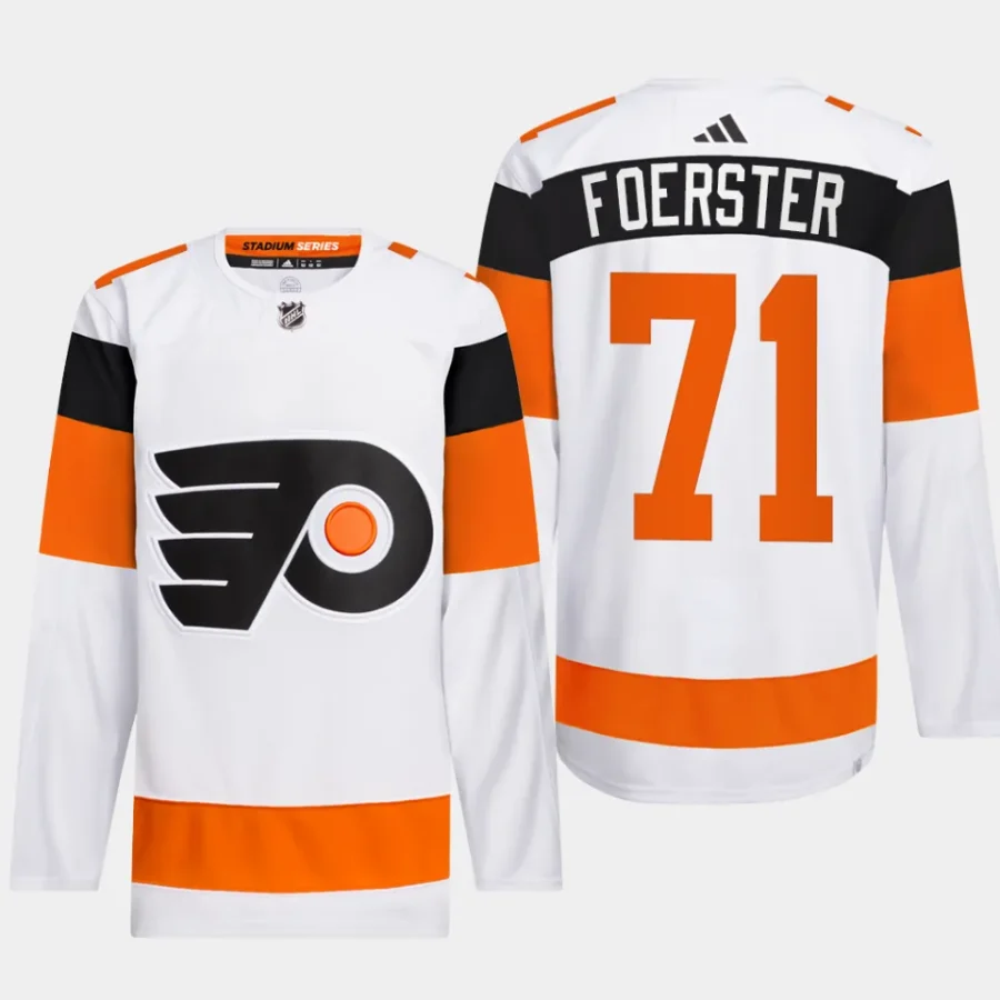 men flyers tyson foerster authentic pro 2024 nhl stadium series white jersey