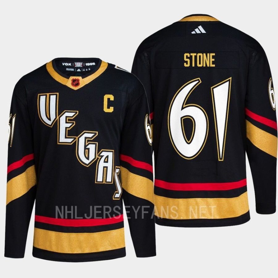 men golden knights mark stone 2022 primegreen authentic reverse retro 2.0 black jersey