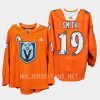 men golden knights reilly smith 2022 warmups hispanic heritage night orange jersey