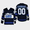 men hawks custom 30th anniversary the mighty ducks black jersey