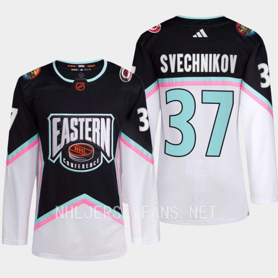 men hurricanes andrei svechnikov eastern conference 2023 nhl all star authentic black jersey