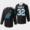 men hurricanes antti raanta 2022 warm up sweater panthers night black jersey