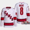 men hurricanes brent burns 2022 23 25th anniversary authentic away white jersey