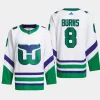 men hurricanes brent burns primegreen whalers white jersey