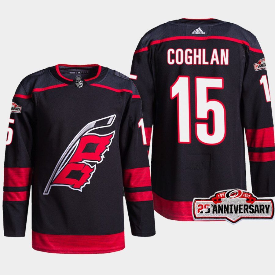 men hurricanes dylan coghlan 2022 23 25th anniversary authentic home black jersey