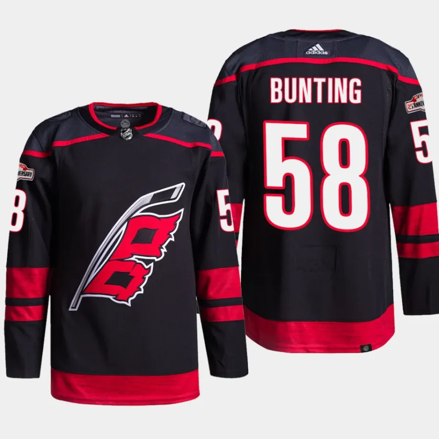 men hurricanes michael bunting authentic pro alternate primegreen black jersey