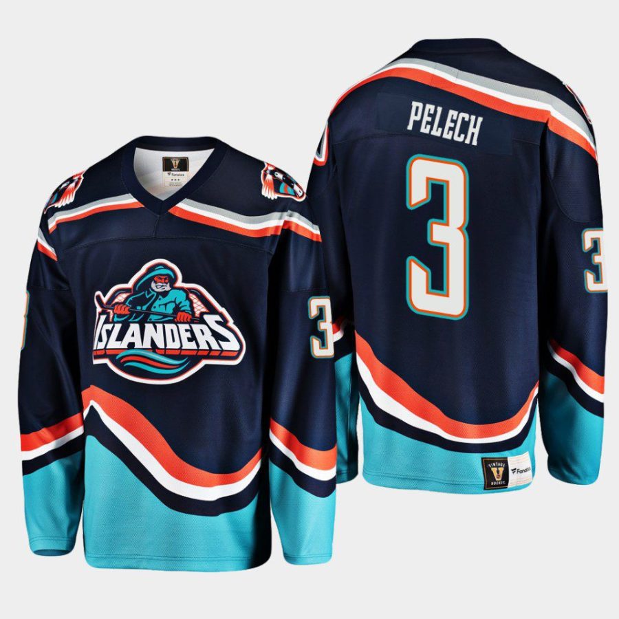 men islanders adam pelech 2022 23 replica reverse retro 2.0 navy jersey