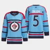 men jets brenden dillon 2023 24 primegreen rcaf centennial authentic light blue jersey