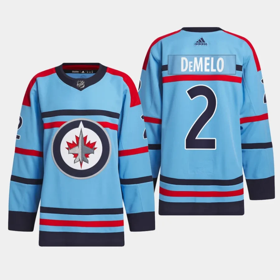 men jets dylan demelo 2023 24 primegreen rcaf centennial authentic light blue jersey