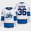 men jets morgan barron 2022 authentic primegreen reverse retro 2.0 white jersey