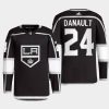 men kings phillip danault 2022 primegreen authentic pro home black jersey