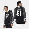 men kings trevor lewis nhl bandana paisley black jersey