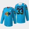 men kings viktor arvidsson 2022 warm up pride night blue jersey