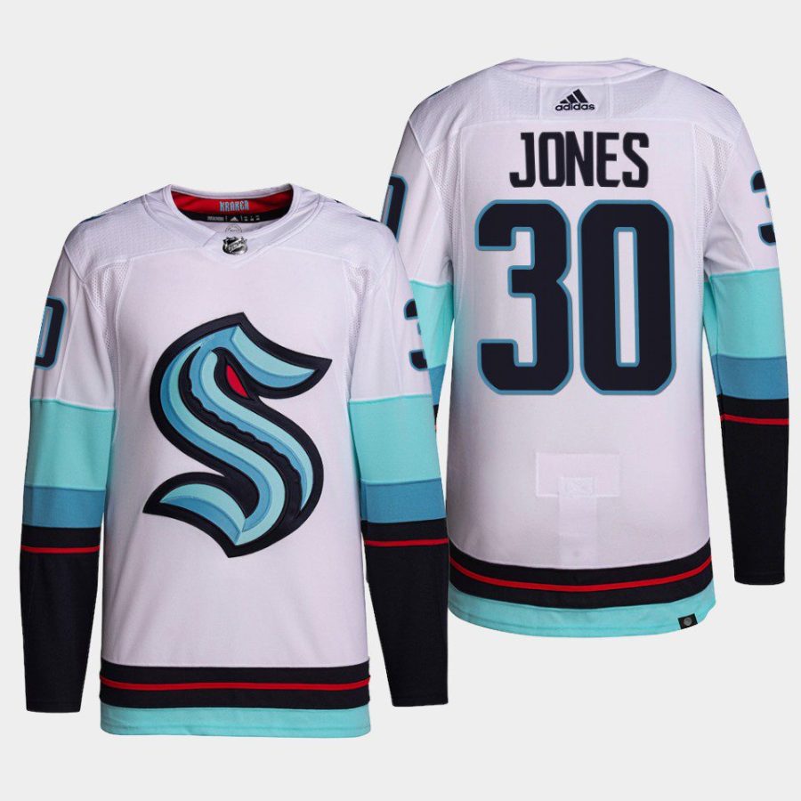 men kraken martin jones 2022 away primegreen authentic white jersey