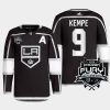 men la kings adrian kempe authentic primegreen 2023 frozen fury black jersey