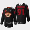 men la kings carl grundstrom 2023 warm up black history month black jersey