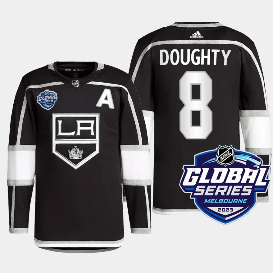 men la kings drew doughty authentic pro 2023 nhl global series primegreen black jersey