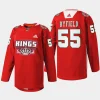 men la kings quinton byfield specialty 2023 x mas holiday red jersey