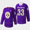 men la kings viktor arvidsson sugar skull warmup dia de los metros night 2022 purple jersey