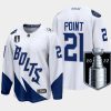 men lightning brayden point stadium series 2022 stanley cup final white jersey