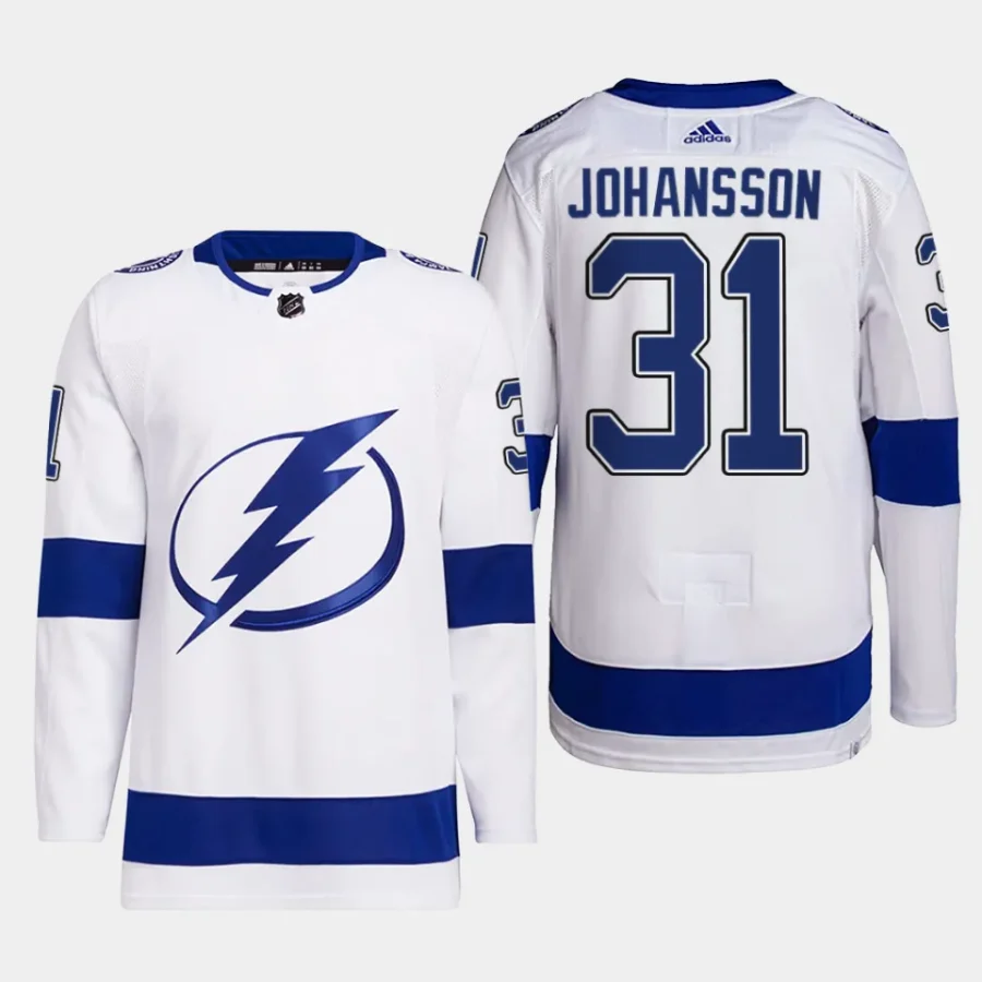 men lightning jonas johansson primegreen away authentic pro white jersey