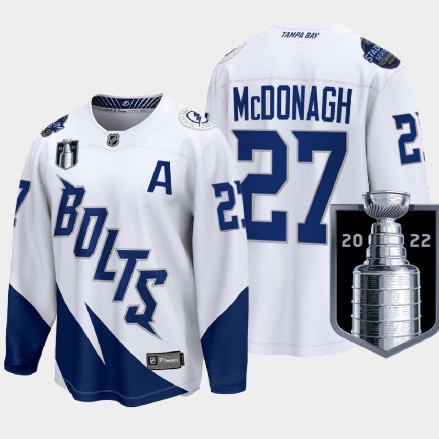 men lightning ryan mcdonagh stadium series 2022 stanley cup final white jersey