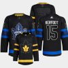 men maple leafs alexander kerfoot 2022 drew house alternate authentic reversible black jersey