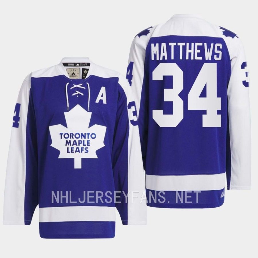 men maple leafs auston matthews 1972 hockey team classics royal jersey