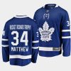 men maple leafs auston matthews awards edition 2022 rocket richard trophy blue jersey