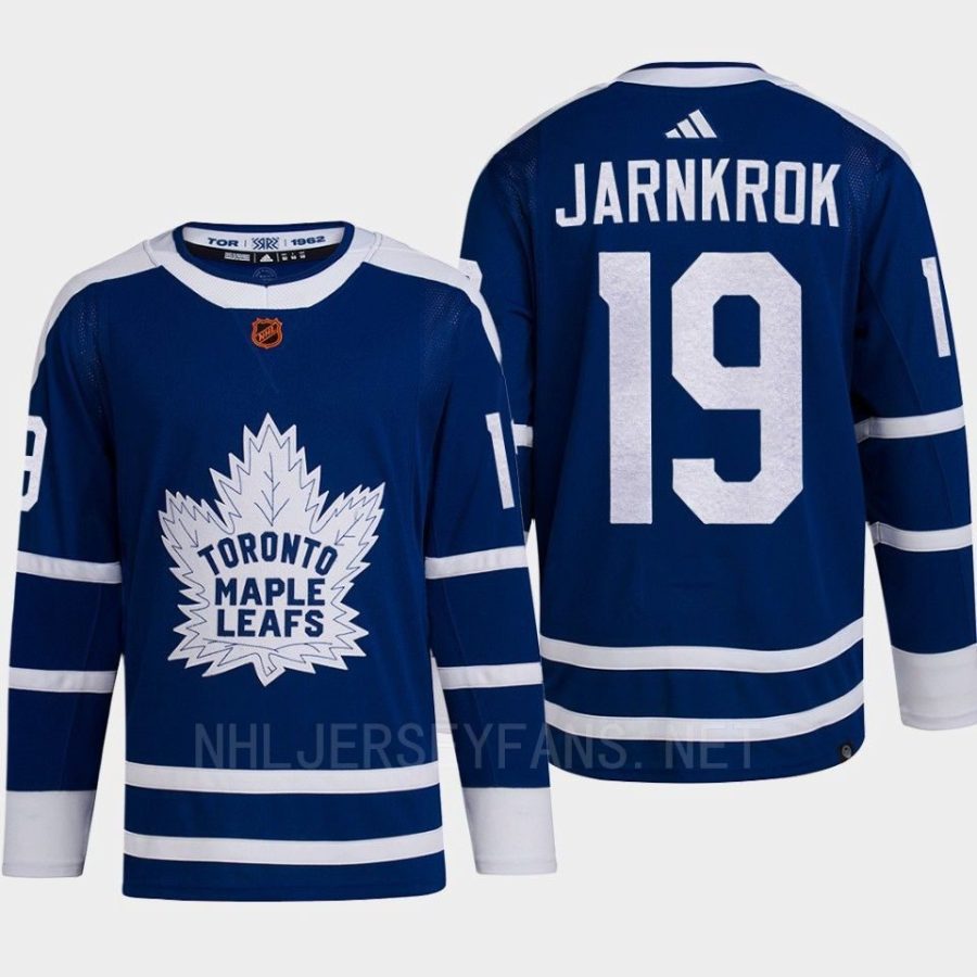 men maple leafs calle jarnkrok 2022 authentic primegreen reverse retro 2.0 blue jersey