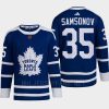 men maple leafs ilya samsonov 2022 authentic primegreen reverse retro 2.0 blue jersey