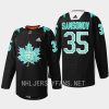 men maple leafs ilya samsonov warmup sweater indigenous celebration game 2023 black jersey