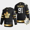 men maple leafs john tavares 2022 golden edition the king borje patch black jersey