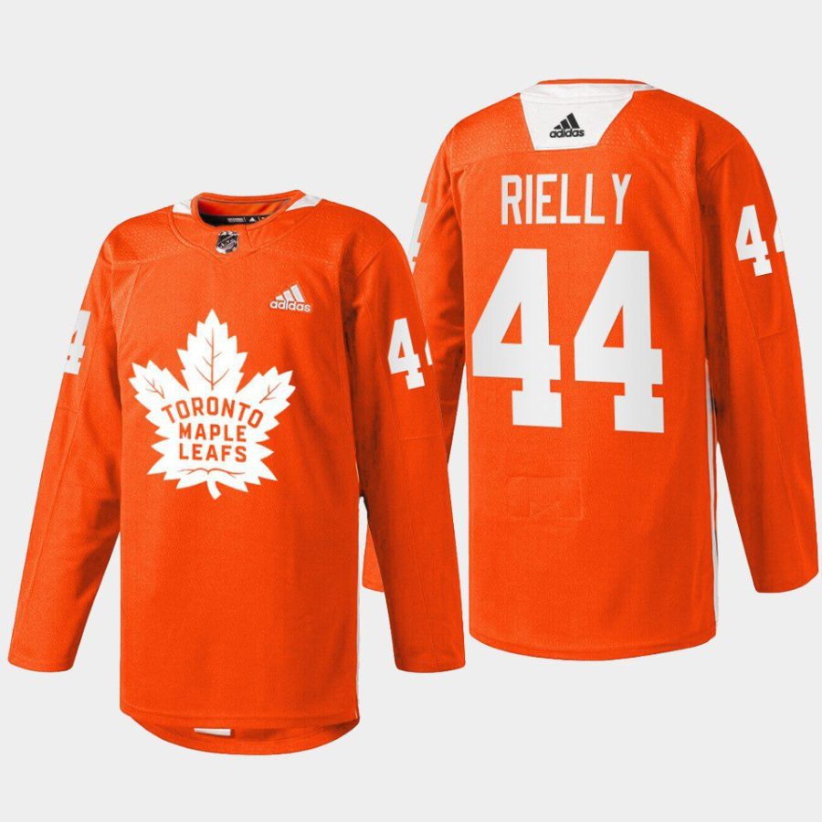 men maple leafs morgan rielly 2022 warmup every child matters orange jersey