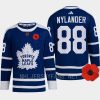 men maple leafs william nylander 2022 lest we forget canadian remembrance day retro blue jersey