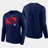 men new york rangers authentic pro core collection navy secondary long sleeve t shirt