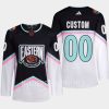 men nhl custom eastern conference 2023 all star game authentic black jersey