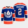 men oilers evan bouchard primegreen 2023 nhl heritage classic authentic player royal jersey